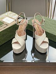 Gucci 2023 White High Heel Sandals V122219 - 1