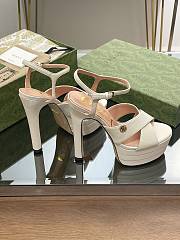 Gucci 2023 White High Heel Sandals V122219 - 4