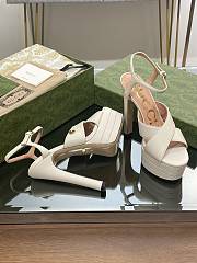 Gucci 2023 White High Heel Sandals V122219 - 2