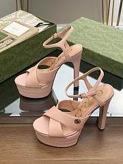 Gucci 2023 Pink High Heel Sandals V122218 - 4