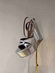 AQUAZZURA Silver Sinner Sandals V122252 - 5