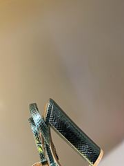 AQUAZZURA Silver-Green Sinner Sandals V122251 - 2