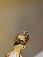 AQUAZZURA Gold Sinner Sandals V122249 - 4