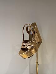 AQUAZZURA Gold Sinner Sandals V122249 - 3