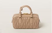 MIUMIU Matelassè Nappa In Beige V986171 - 22x10.5x7.5cm - 5