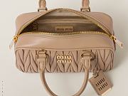 MIUMIU Matelassè Nappa In Beige V986171 - 22x10.5x7.5cm - 3