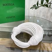 Bottega Veneta Mini Jodie Tubular White Hobo Bag - 22x6.5x15.5cm - 4