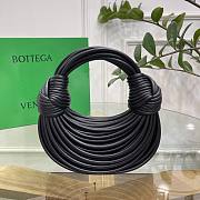 Bottega Veneta Mini Jodie Tubular Black Hobo Bag - 22x6.5x15.5cm - 4