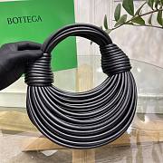 Bottega Veneta Mini Jodie Tubular Black Hobo Bag - 22x6.5x15.5cm - 2