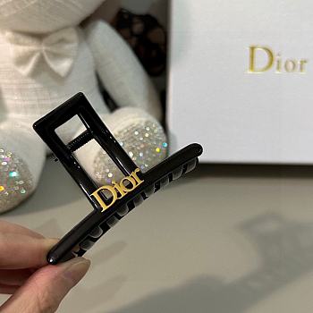 Dior Black Hairpin Vintage Retro Hardware