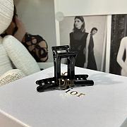 Dior Black Hairpin Vintage Retro Hardware - 5