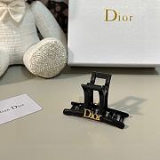 Dior Black Hairpin Vintage Retro Hardware - 3