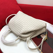 Bottega Veneta Handle Intrecciato Leather Tote Bag - 34x11x26cm - 3