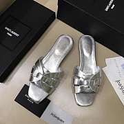 YSL Tribute Silver Leather - 5