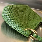 Bottega Veneta Small Clicker In Green Shoulder Bag A685733 - 27x19x11.5cm - 3