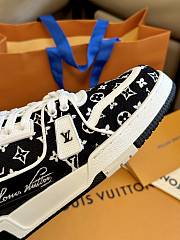 Louis Vuitton Trainers Black Monogram - 5