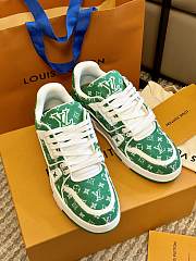 Louis Vuitton Trainers Green Monogram - 2