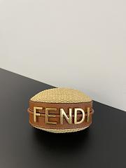 Fendigraphy Nano Natural Raffia Charm V131676 - 16.5x14x5cm - 4