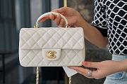 Chanel Mini Flap Bag Caviar Leather Top Handles - 20×13×9cm - 1