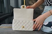 Chanel Mini Flap Bag Caviar Leather Top Handles - 20×13×9cm - 2