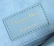 DIOR LADY| D-JOY BLUE BAG A688804 - 22x12x6cm - 2