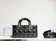 DIOR LADY| D-JOY BLACK BAG A611097 - 22x12x6cm - 4