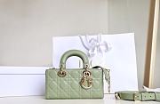 DIOR LADY| D-JOY GREEN BAG A688809 - 22x12x6cm - 1