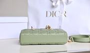 DIOR LADY| D-JOY GREEN BAG A688809 - 22x12x6cm - 5