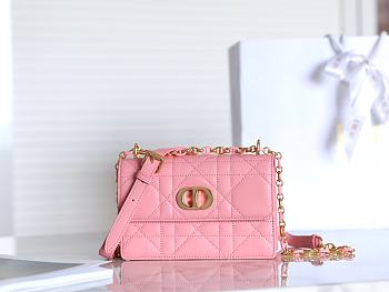 Dior Miss Caro Power Pink Bag - 19x13x5.5cm