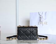 Dior Miss Caro Black Bag - 19x13x5.5cm - 5