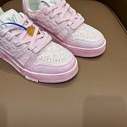 Louis Vuitton Pink Trainers For Men - 4