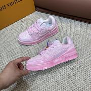 Louis Vuitton Pink Trainers For Men - 3