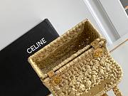 Celine Triomphe Plein Soleil Raffia B10513 - 11x8x4cm - 5