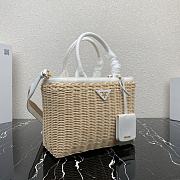 PRADA| Straw Handbag With A Strap - 26x18x11.5cm - 4