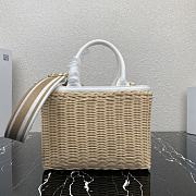 PRADA| Straw Handbag With A Strap - 26x18x11.5cm - 3