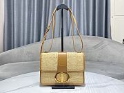 Dior 30 Montaigne Cannage Raffia - 24x17x8cm - 1