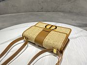 Dior 30 Montaigne Cannage Raffia - 24x17x8cm - 3