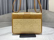 Dior 30 Montaigne Cannage Raffia - 24x17x8cm - 4