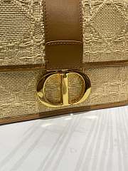 Dior 30 Montaigne Cannage Raffia - 24x17x8cm - 5