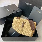 SAINT LAURENT| Niki Medium Raffia - 22x16.5x12cm - 1