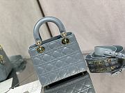 DIOR| Lady Macaroon Blue Size 20cm - 5