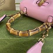 GUCCI| Bamboo 1947 In Pink Leather - 21x15x7cm - 2