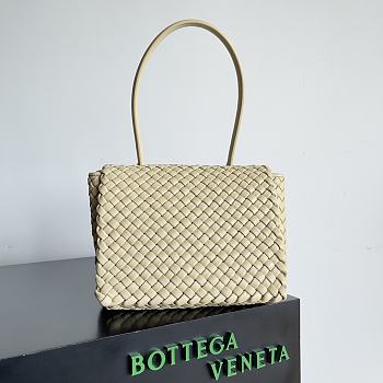 Bottega Veneta Patti intrecciato leather shoulder bag V692096 - 26x13x20.5cm