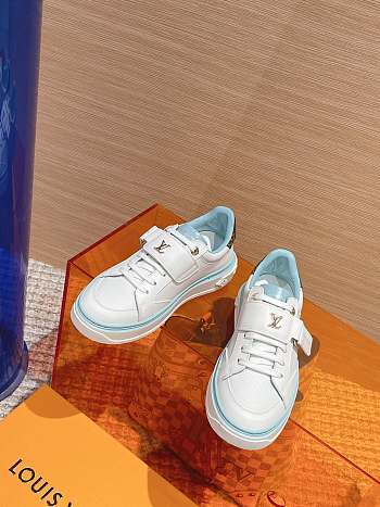 LOUIS VUITTON| Time Out Blue Sneakers 