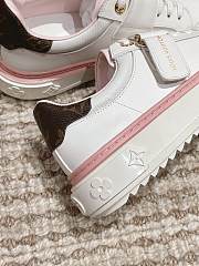 LOUIS VUITTON| Time Out Pink Sneakers - 4