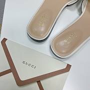 Gucci White Leather Slippers WW - 4