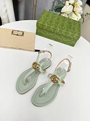 Gucci GG Light Blue Sandals - 1