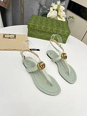 Gucci GG Light Blue Sandals - 4