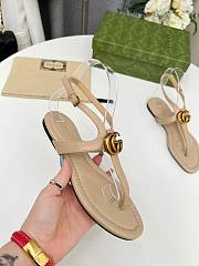 Gucci GG Beige Sandals - 5