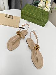 Gucci GG Beige Sandals - 3